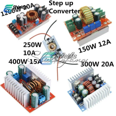 DC-DC Converter 10/12/15/20A 150/250/300/400/1200W Step up Step down Buck Boost