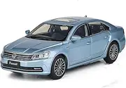 Scale Finished Model Car 1:32 Scale for Volkswagen Passat 380 TSI Alloy Car Model Simulation Diecast Replica Car Exquisite Collectibles Die-cast Vehicle(Sky Blue)