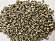 IRON PYRITE FOOLS GOLD 3mm - 8mm NUGGETS 200 + TINY STONES + ID CARD