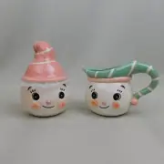 Johanna Parker Carnival Cottage Christmas Sugar & Creamer Set - Snowmen #C500