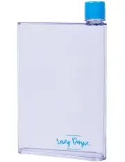 Lazy Dayz Flat Bottle 380ml Blue
