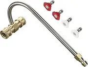 Generic High Pressure Washer Gutter Cleaner Attachment for 1/4 Quick Connect, 7.8 x 6.7 inches