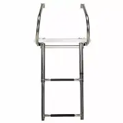 Seachoice 71181 Deluxe Universal Swim Platform with Slide Mount Telescoping L...
