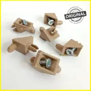 IKEA PAX KOMPLEMENT WARDROBE SHELF SUPPORTS PINS FIXINGS BRACKETS TAN BROWN