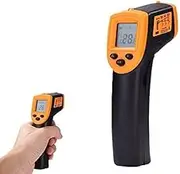 Infrared Thermometer -32ｰC ~ 380ｰC Non-Contact Digital Laser Infrared Thermometer with LCD Display Precision Digital Sensor Industrial Temperature Gun