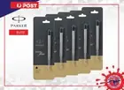 5 Black Parker Refills Medium Nib for Parker Jotter Vector refill ball point nib