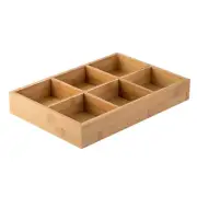 Cabilock Veggie Tray Compartment Vegetable -grid Kitchen Serving Plate