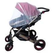 Durable Baby Stroller Mosquito Net for crib - Perfect Bug Net for White