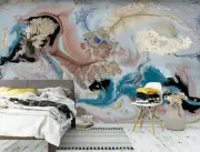 3D Brown Mixed Texture 34411NA Wallpaper Wall Murals Removable Wallpaper Fay