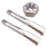 HSS M22 x 2mm Taper & Plug Tap & 22x2mm Hexagon Die Metric Thread Right Hand Set