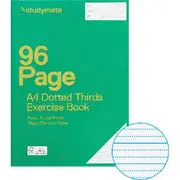 Studymate A4 70gsm 14mm Dotted Thirds Exercise Book 96 Page