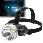 LED Strong Light USB Rechargeable Headlamp Night Fishing Lamp Camping USD