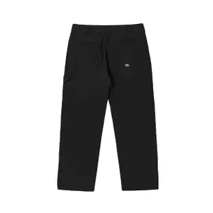 【Dickies】男款黑色膝部拼接工裝直筒長褲｜DK011573BLK