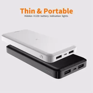 10000M Wireless Charger Power Bank For iPhone Xiaomi Huawei