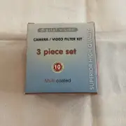 58 MM Digital Camera Filter Kit - Professional - Multi-Coated (UV, PL, F-D) -NEW