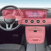Kaecad Car Interior Film Dashboard Piano Board Shift Center Console Anti-Scratch Transparent TPU Protection Film Accessories，for Mercedes-Benz C219 CLS 18-2022 (GPS Navigation Film)