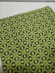 Tula Pink Fabric Neptune Moda OOP RARE Green Sew Quilt Cotton Ocean FAT QUARTER