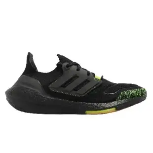 adidas 慢跑鞋 Ultraboost 22 男鞋 黑 黃 綠 緩震 襪套式 運動鞋 愛迪達 GX5915