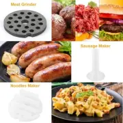 Hand Manual Meat Grinder Mincer Stuffer Sausage Pasta Filler Maker Machine Table