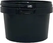 Black Storage Cups, 500ml 30 Pieces, Blackout Containers, UV Paint Storage, Compatible with Water-Based Paints