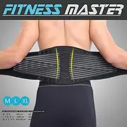 Deluxe Waist Support Brace Lumbar Lower Back Pain Relief Belt Posture Waist