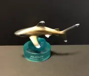 Kaiyodo Aquatales White Tip Reef Shark Fish Figure w/ Bottle Cap Base