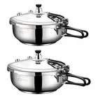 Stainless Steel Pressure Cooker Nonstick with Secure Knobs Instant Cooking Pot
