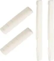 4Pcs 6 String Acoustic Guitar Bone Nut & Saddle Slotted Guitar Neck Nuts Bridge