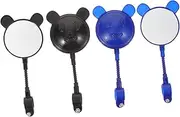 TOGEVAL 4pcs Safety Mirror Scooter Handlebar Mirror Bike Seat Mirrors Bike Mirror Bicycle Mirrors for Handlebars Bike Handlebar Mirror Backseat Mirrors Mirror