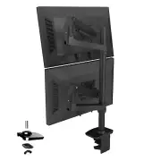Dual Monitor Stand for DeskVertical Dual Monitor Mount with Wide Range of Mot...