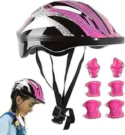 Kids Protective Gear Set - Skating Protective Gear Kids | Toddler Sports Guards, Adjustable Comfortable Helmet, Elbow Pads, Knee Pads Set for Bike Skateboard Ski Rollerblading for Kids 3-10