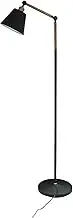 Indoor Floor Lamps Living Room Bedroom Floor Lamp Vertical Study Desk Lamp Eye Protection Lamp White and Black Brightness Floor Lamp (Excluding Light Source) Standing Lamp(Black)