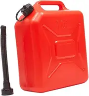 Generic Fuel Container with Spout Water Jug Replacement Storage Cans Car Gasoline Fuel Cans Fuel Tank Petrol Tanks for Camping, 10L