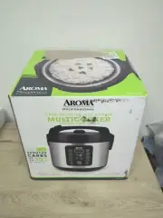 Aroma 20-Cup Stainless Steel Rice & Grain multi Cooker- New.