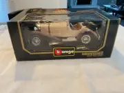 NIB BBURAGO 1:18 DIECAST MODEL BROWN TAN 1928 MERCEDES BENZ SSK