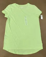 Old Navy Girls Size XL (14) Green Softest Slub-Knit Tee NWT