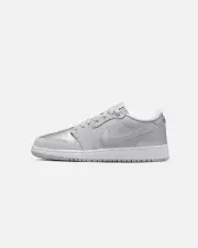 [JORDAN] Jordan Kids' Air Jordan 1 Low Og (Gs) Neutral Grey/metallic - Size 6Y 6Y Neutral Grey/Me