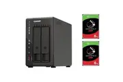 QNAP 253E 2-Bay 8GB NAS With 2X 6TB NAS HDD Bundle