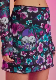 [HOROSCOPEZ] Tropical Truth Teller Mini Skirt