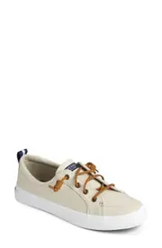 Sperry Crest Vibe Slip-On Sneaker in Linen/Oat at Nordstrom, Size 9.5