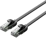 Network Cable – RJ45 Cat.5E UTP AWG26 Patch Cable, 1.5 m, Black, Ideal for Fast and Stable Connections