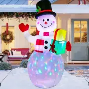 5ft Christmas Inflatables Blow Up Yard Decorations, Upgrade Snowman Xmas Infl...