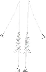 [SAFIGLE] 1 Set Off- Collar Rhinestone Bra Straps Decorative Bra Belts Decorative Bra Straps Adjustable Bra Straps Bra Straps Belts Bra Belts Women Bra Belts