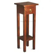 Small Timber Table, W30xH82cm, Lamp Table, Light Pec, Corner Table, Plant Stand.