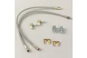 Wilwood Universal 18" Braided Flexline Kit, 3/8"-24 Chassis Fittings WB220-8307