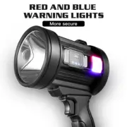 34700Lm Searchlight Spotlight USB Rechargeable Hand Torch Work Light Lamp