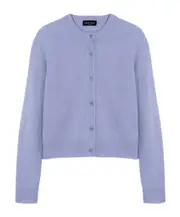 Blended knitted cardigan XS Blue