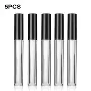 5pcs/set 5ml Clear Empty Lipgloss Bottle Eyelash Eyeliner Oil Container Lip Gloss Split Bottle