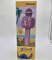 Stitch Angel Bluetooth Pink Karaoke Microphone Wireless Speaker USB Charge 2025