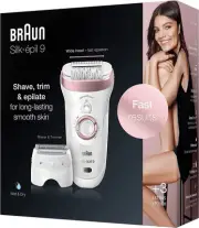 Braun Silk-epil 9-890 Epilator Hair Removal Cordless Wet & Dry Shaver Trimmer